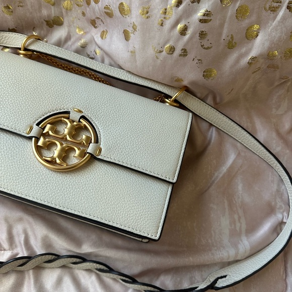 Tory Burch White Leather Crossbody Bag - Picture 10 of 14